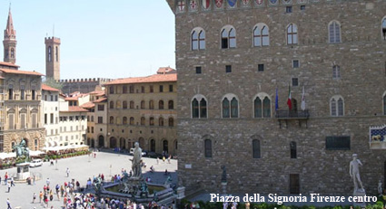 hotel in centro a Firenze piazza della Signoria
