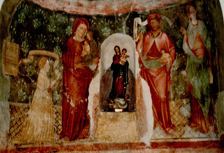 Affresco della Pieve di Santa Maria a Novi Ligure