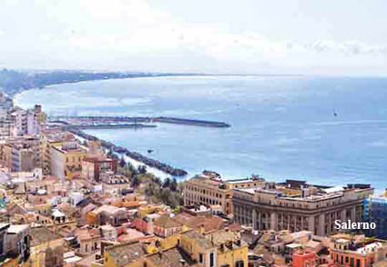 Panorama su Salerno