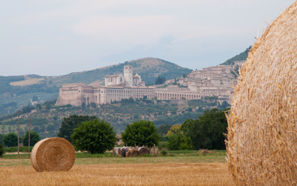 panorama su Assisi