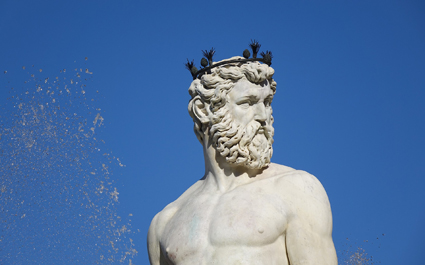Fontana Poseidone a Firenze