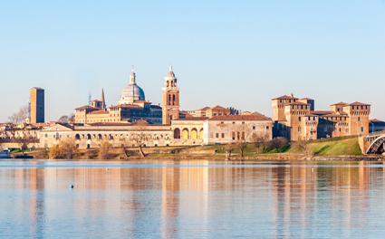 Panorama su Mantova