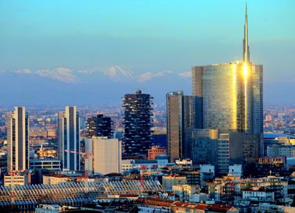 Milano skyline. alberghi a milano