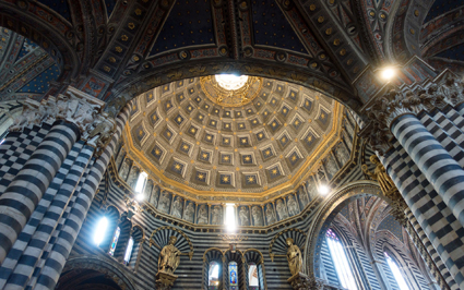 Cupola Duomo interna, prenotare un hotel a siena